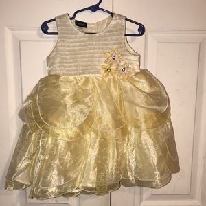 Adorable Little Girl’s Embellished Spring Dress
